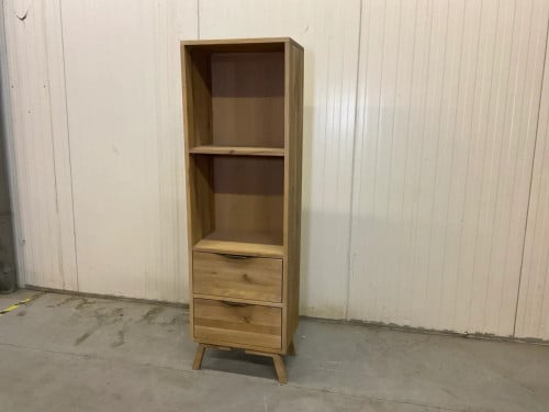 Nieuwe eiken kast / boekenkast in verpakking 195x60x40