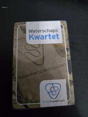 Kwartetspel van Waterschap Scheldestromen. Nieuw