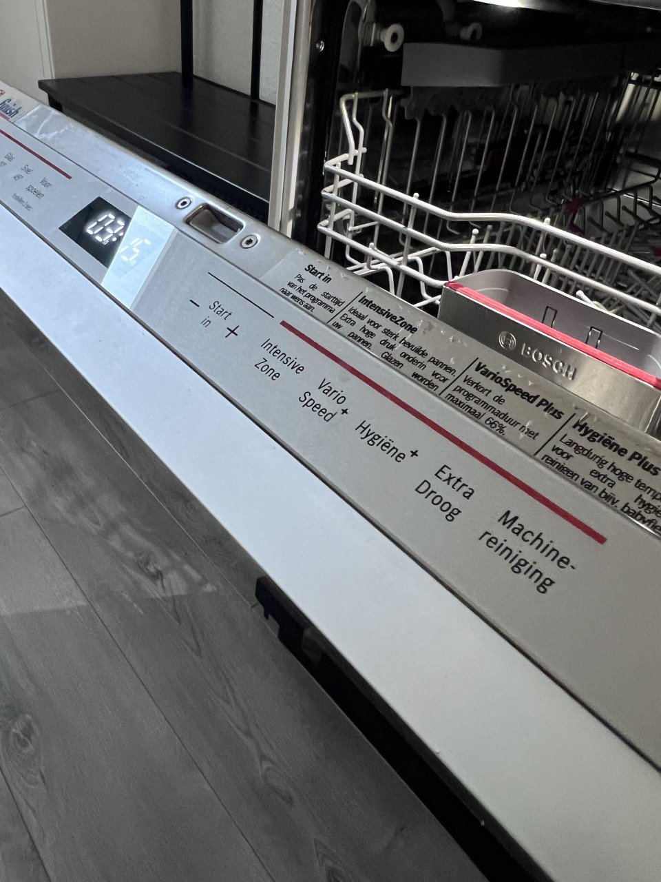 Zeer nette Bosch SMV68PX01N — Premium volledig ingebouwde vaatwasser
