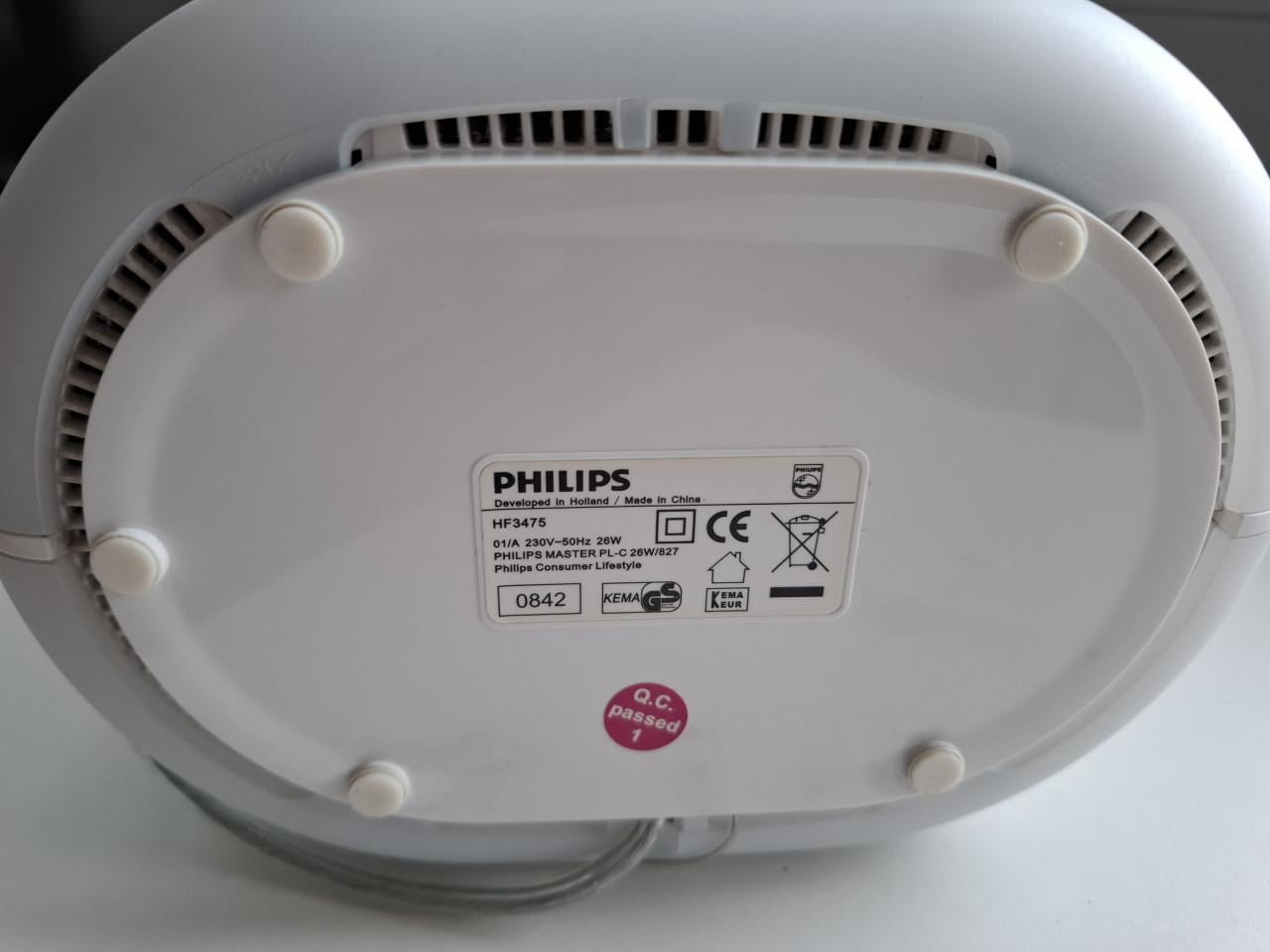 TE KOOP Philips Wake-up Light (wekker, type HF3475)