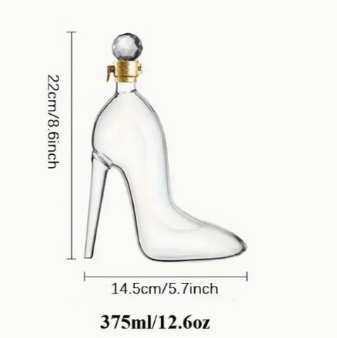 Wijn decanter glazen schoen