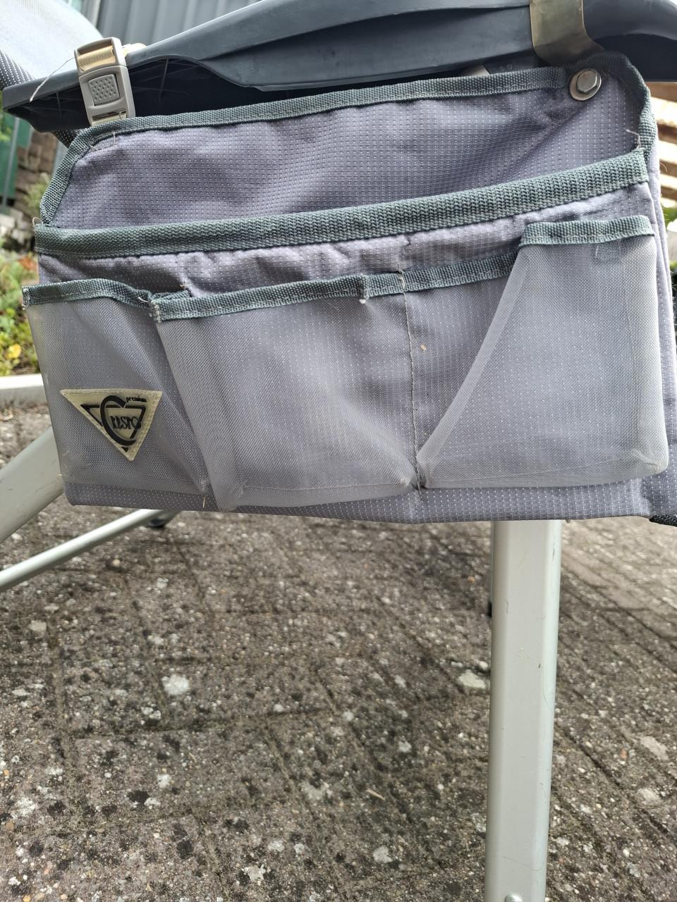 Set van 2 Crespo tuinstoelen inclusief voetenbankje