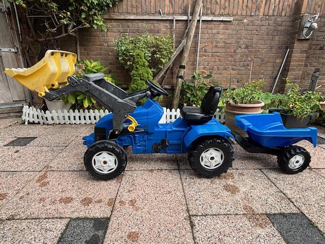 Trekker + kiepaanhager Blauw