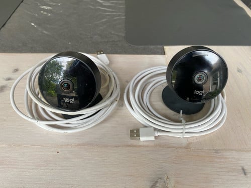 2x logitech circle view beveiligingscamera’s DEFECT