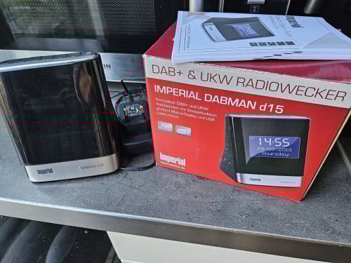 Nog nieuwe Imperial DAB D15 radio Klok Digitaal, nieuw in de doos