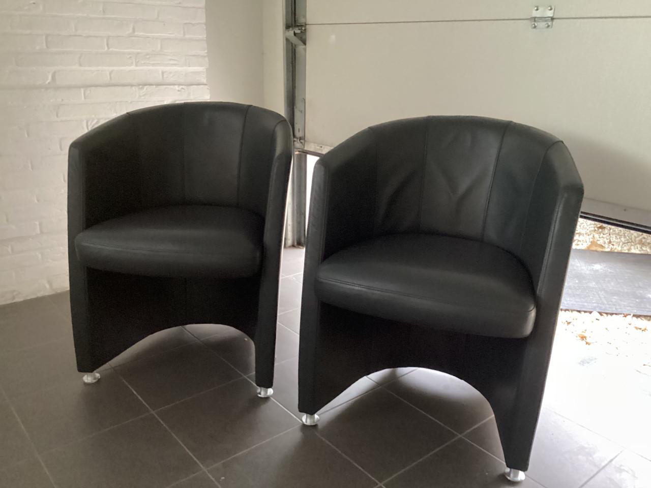 Rolf Benz stoelfauteuils(RB7300)per 2 of 4 stuks(als nieuw
