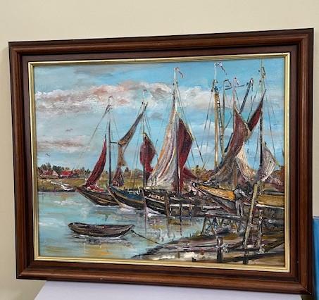 Voor de vaste kijkers   Arnemuiden stad  haven en vergezicht  ook Veere