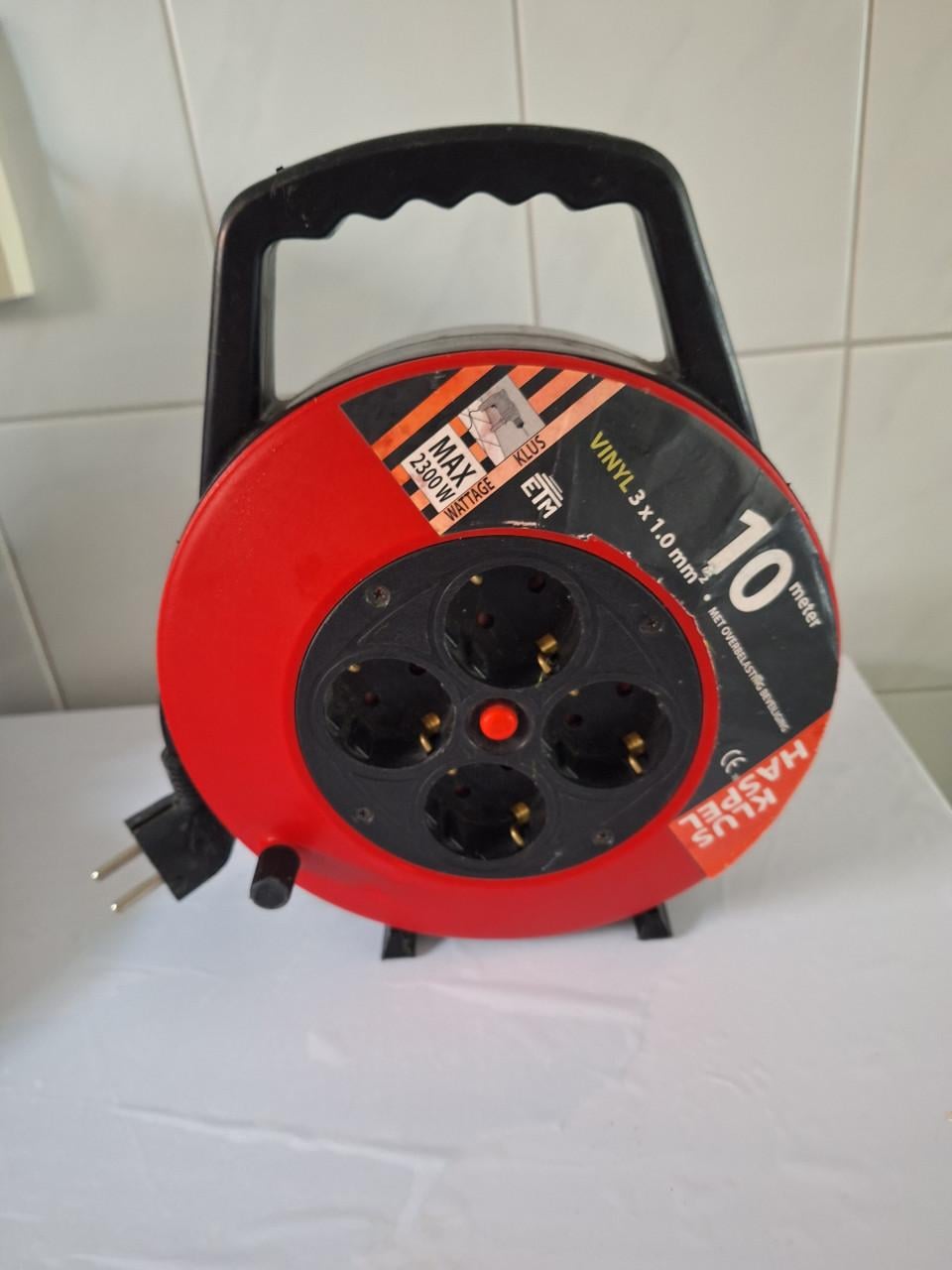 Verlengsnoer  op rol