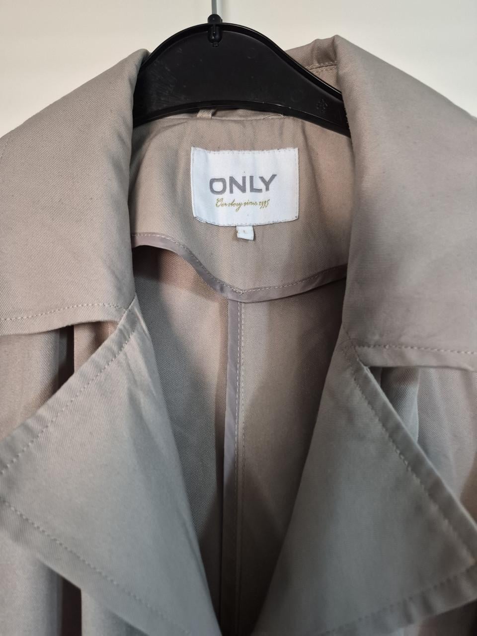 Lange beige zomerjas Only