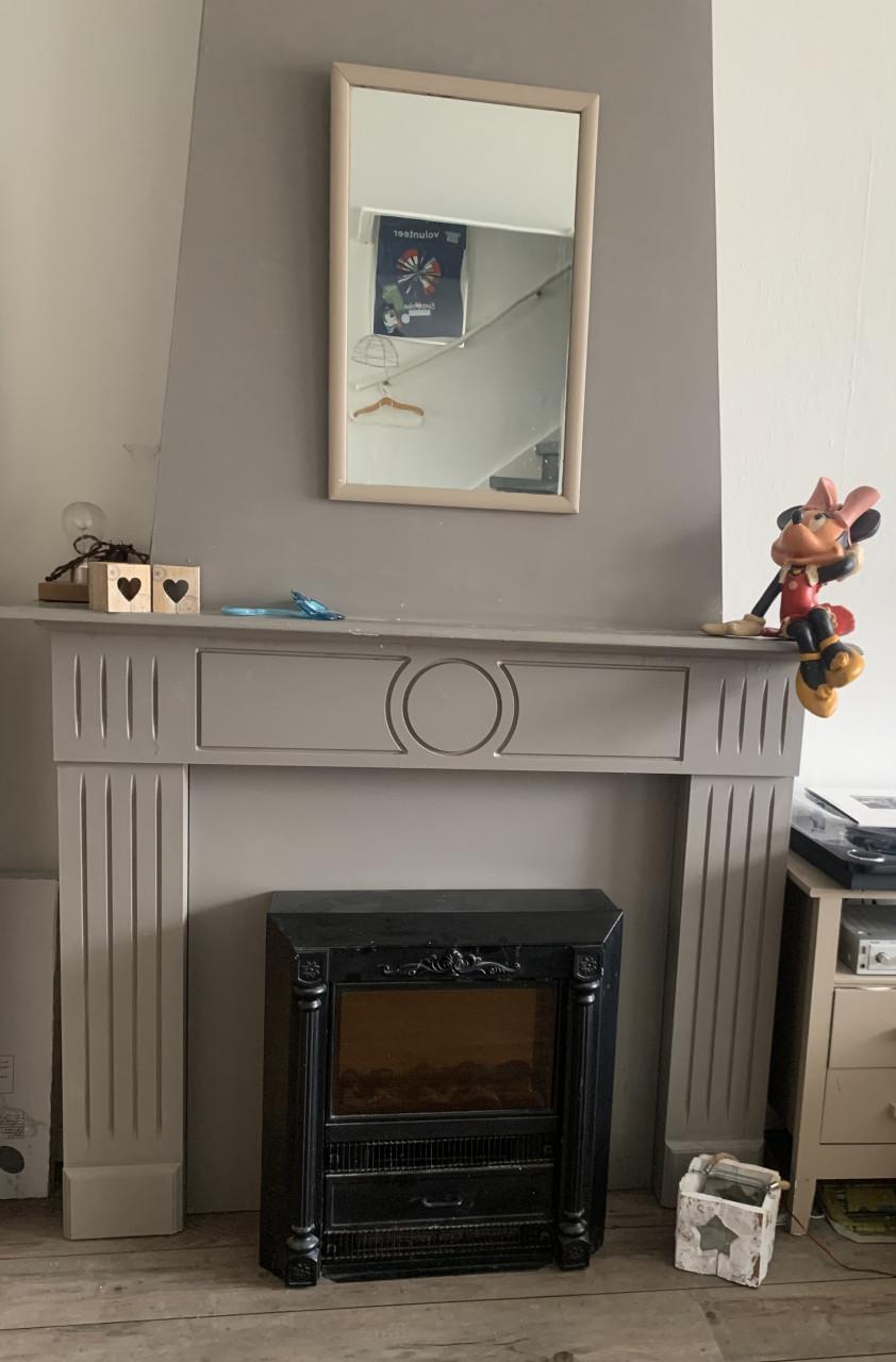 Schouw ombouw en sierhaard