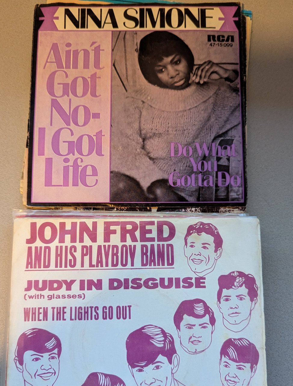 Partijtje Jukebox vinyl singles ( 16 stuks )