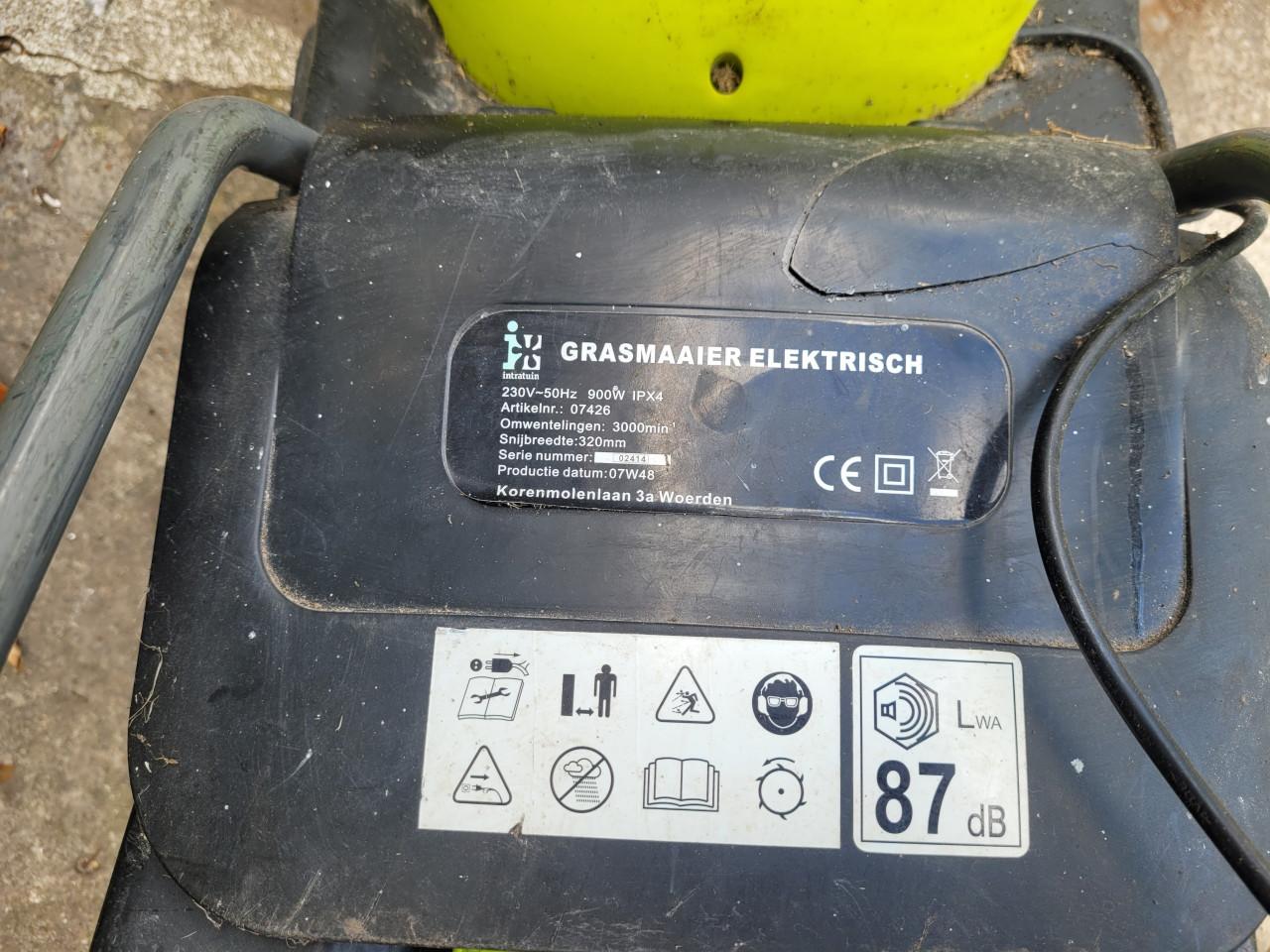 Elektrische grasmaaier