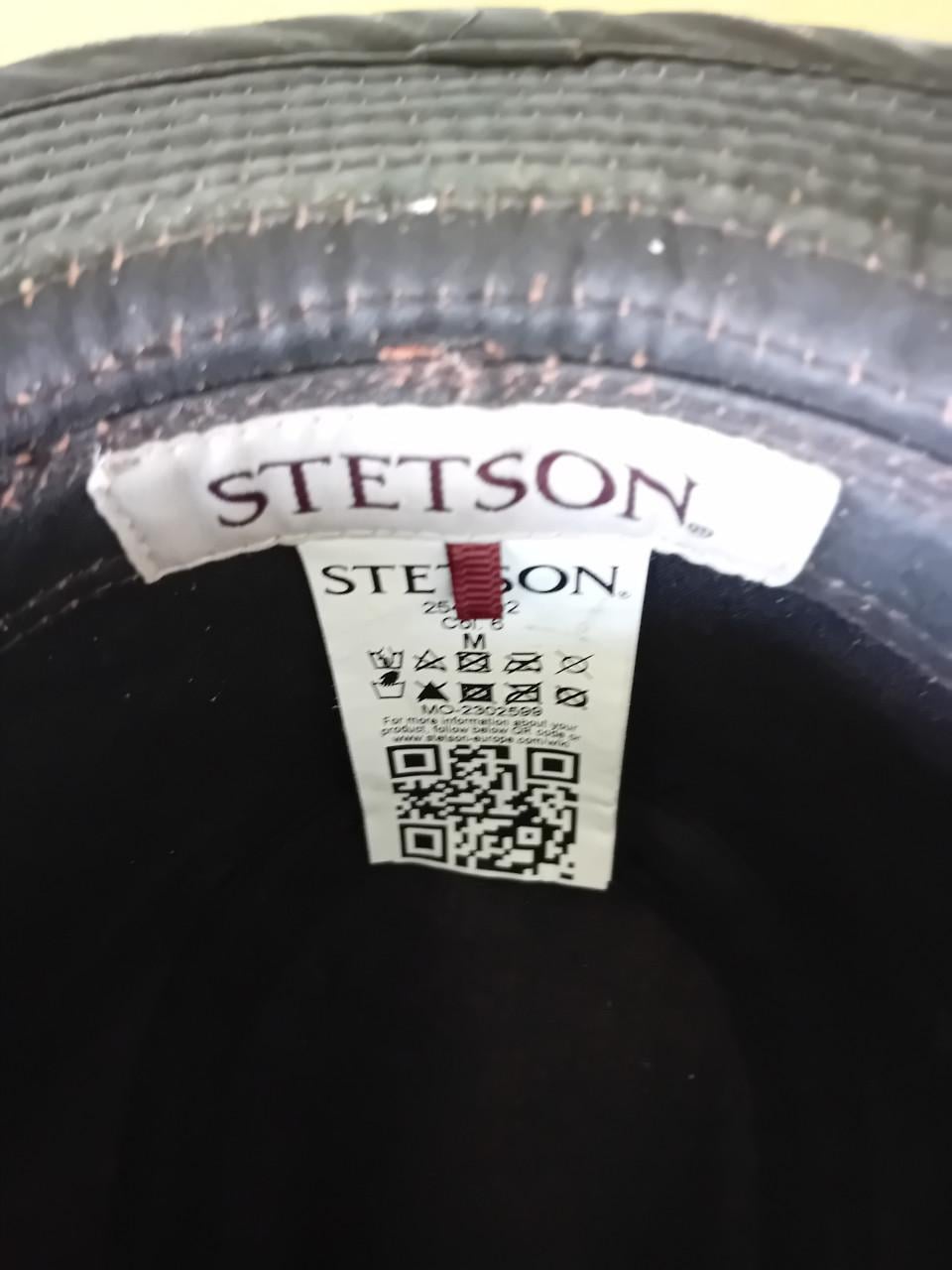 Te koop: Een Stetson lederen hoed maat M