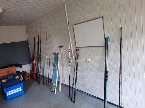 Hengels en molens strandhengel zeehengel boothengel karperhengel vissen