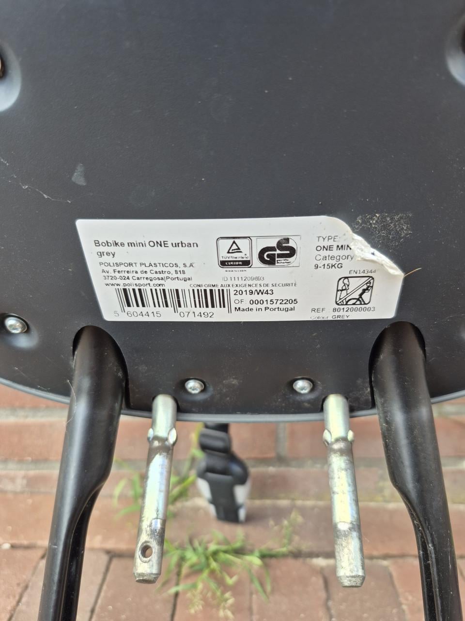 Bobike mini one fietsstoeltje