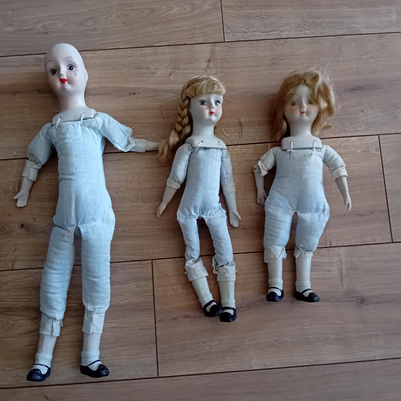 Poppen stenen hoofd 3 x