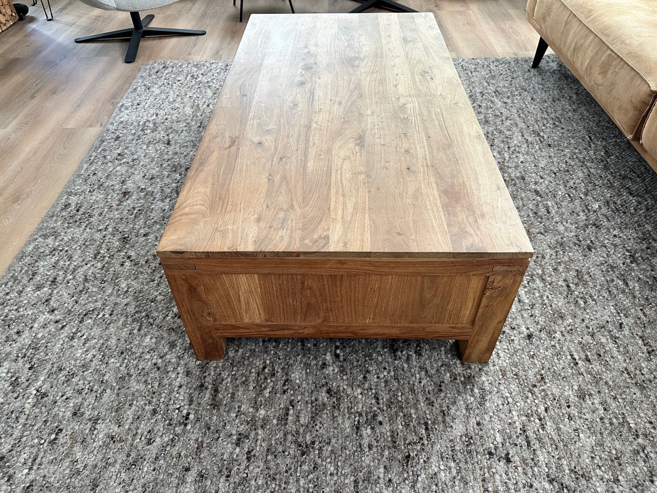 Teak Salontafel met 2 laden