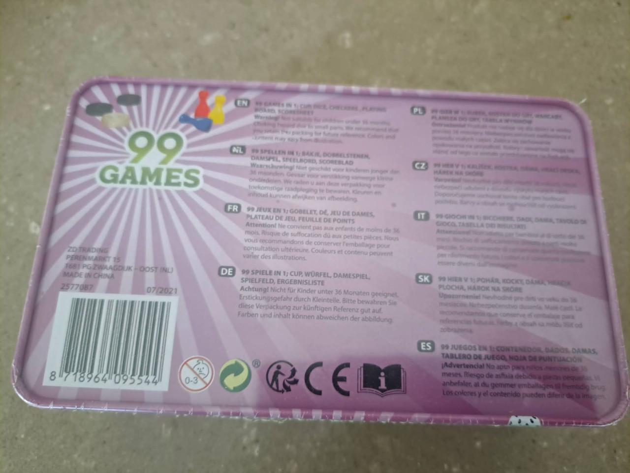 Nieuw nog in de verpakking 99 games box