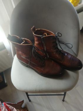 Bruine enkellaarsjes maat 42 nieuw