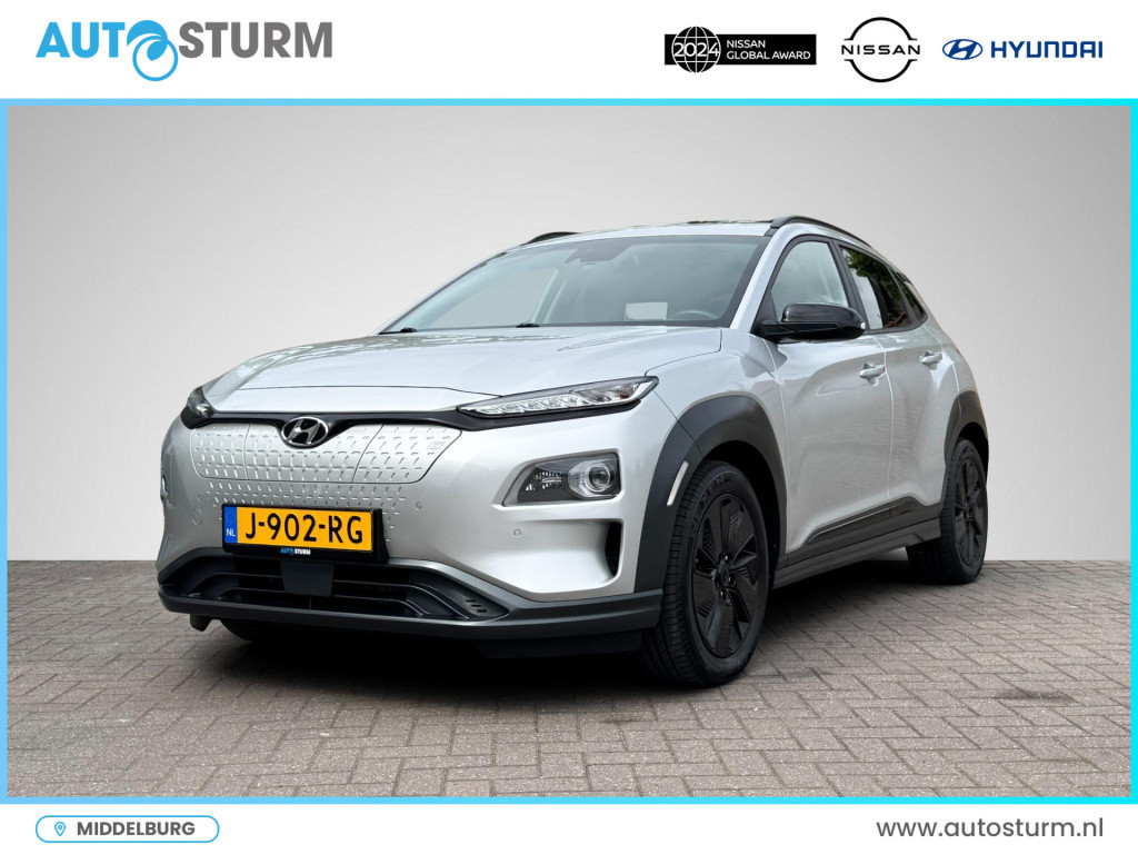 Hyundai Kona ev premium 64 kwh 3-fase lader | schuif-/kanteldak | navigatie