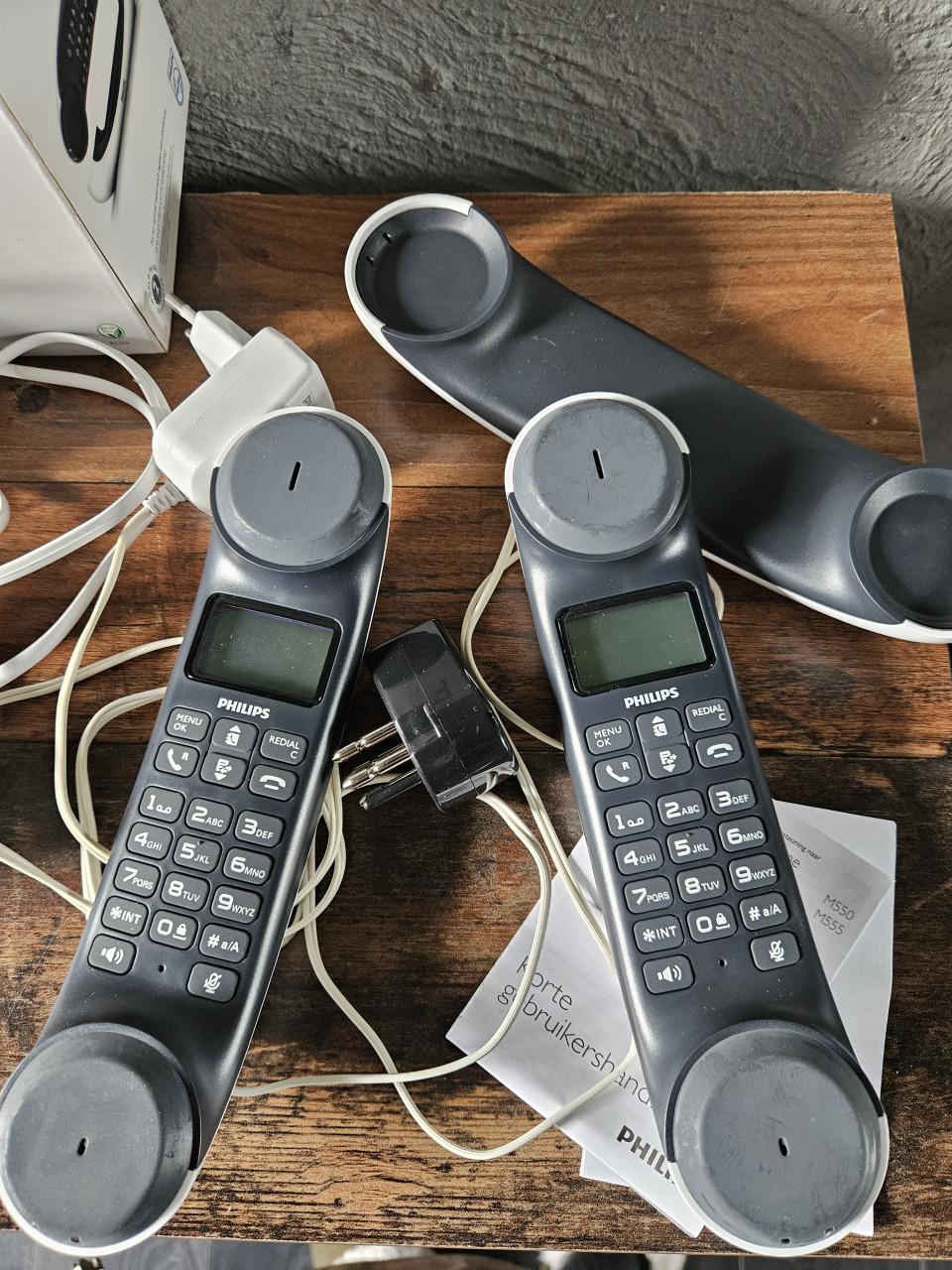 Zgan Philips Mira Duo draadloze telefoon M550/M555
