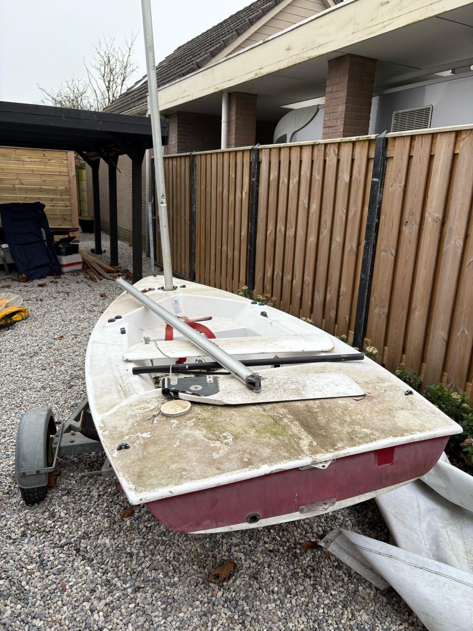 Splash zeilboot compleet met werk en trailer