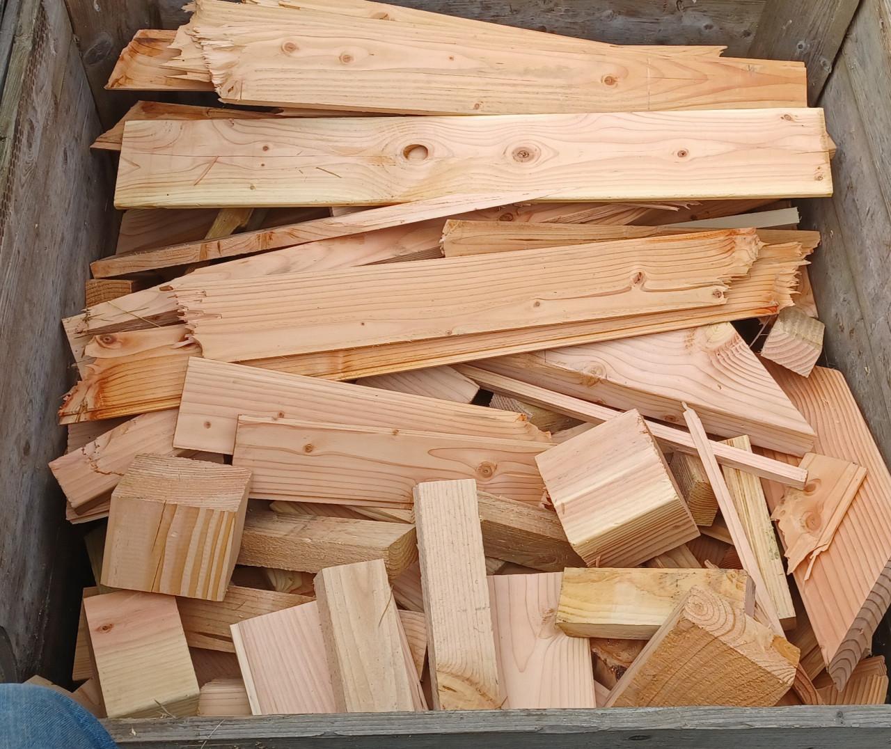 Aanmaakhout/pallethout/douglas/fruitkistenhout