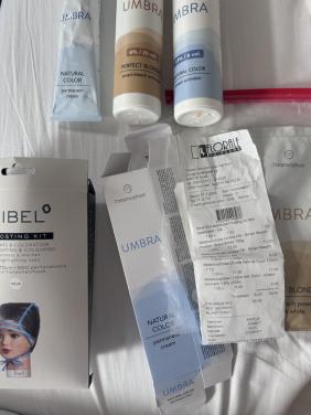 Diverse producten om haar te blonderen