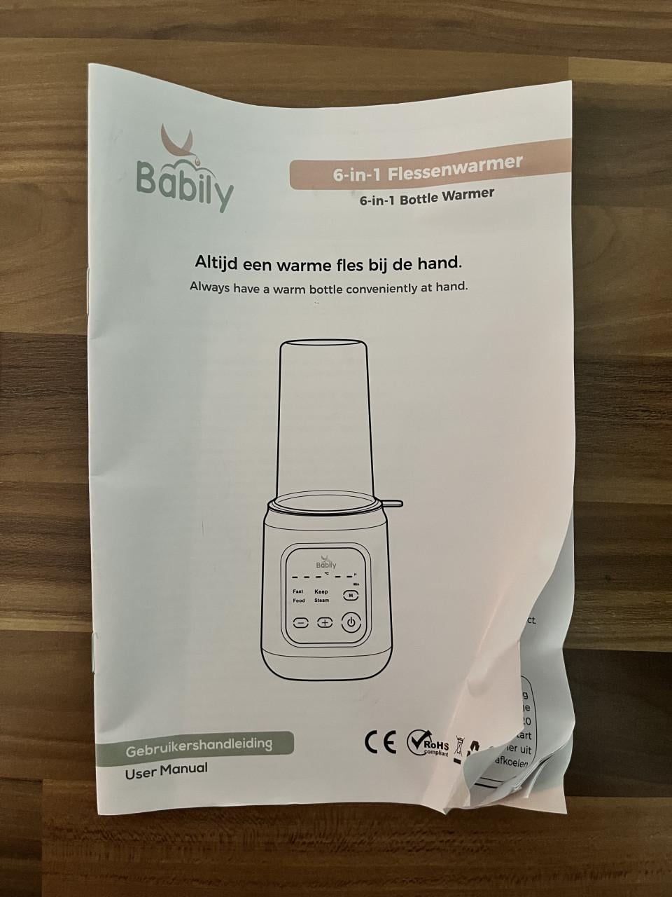 Babily 6 in 1 flessenwarmer