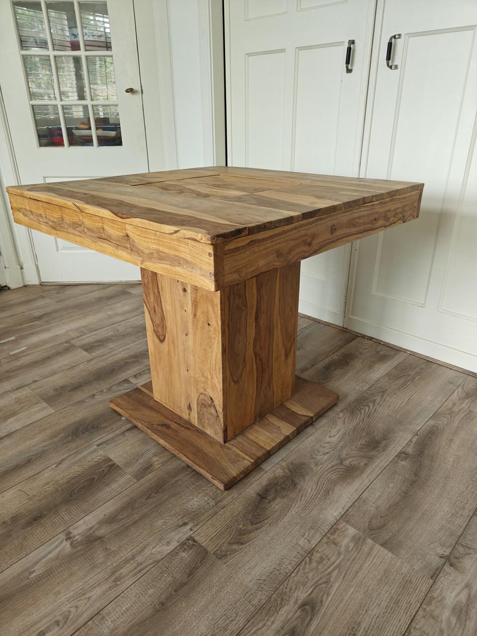 Vierkante tafel hout