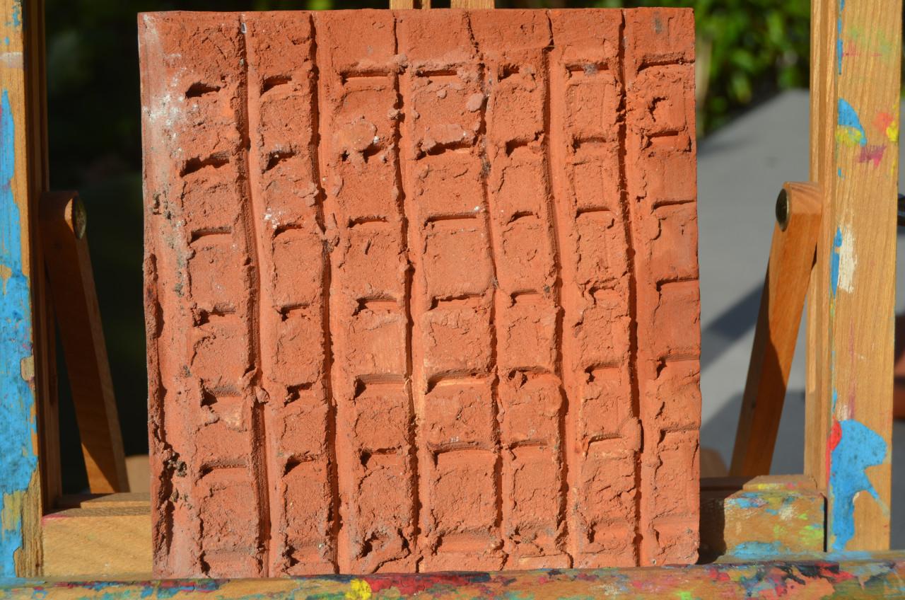 Verschillende terracotta tegels Sterrenbeelden/ Zodiac