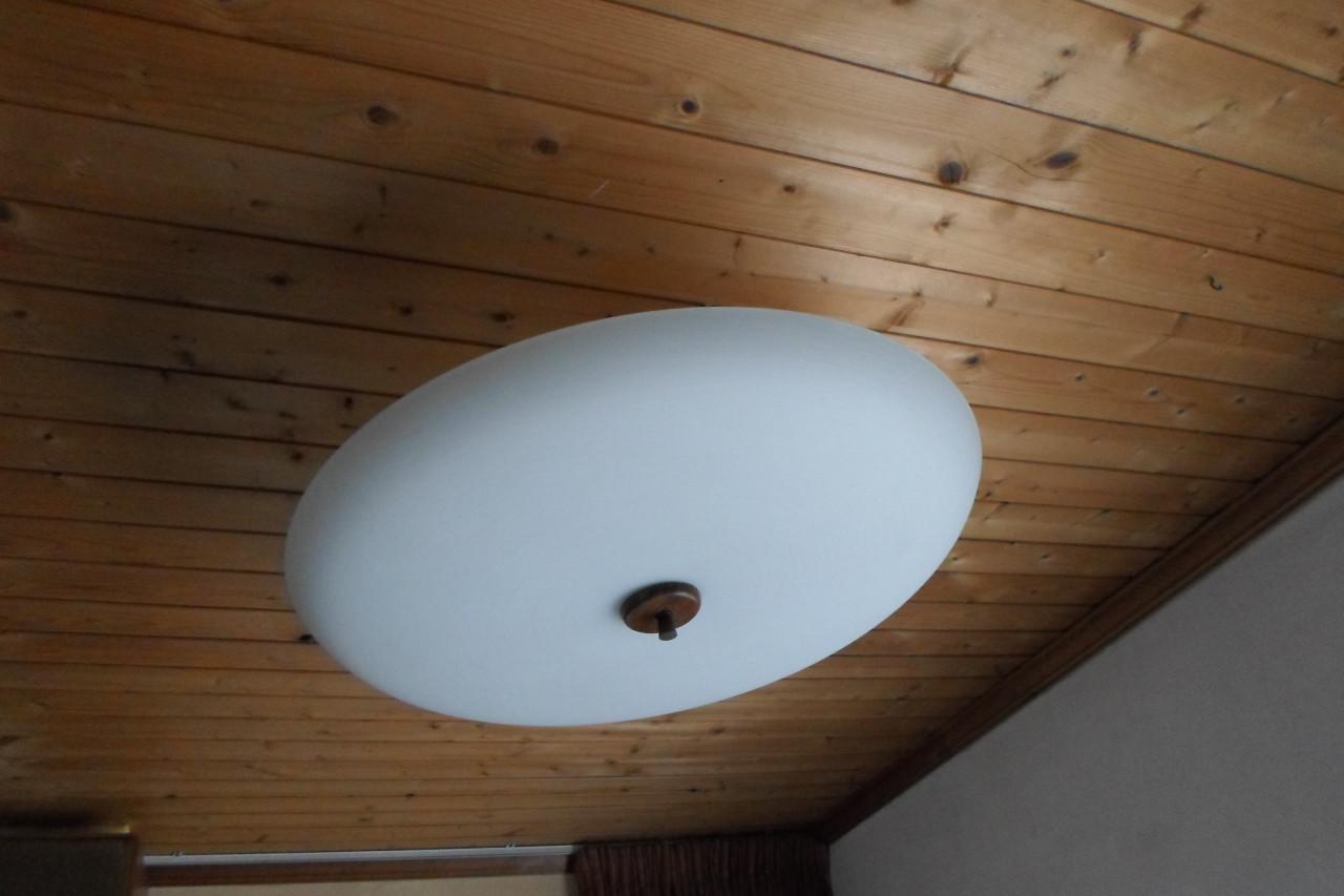 Grote Vintage Design Plafondlamp Glas