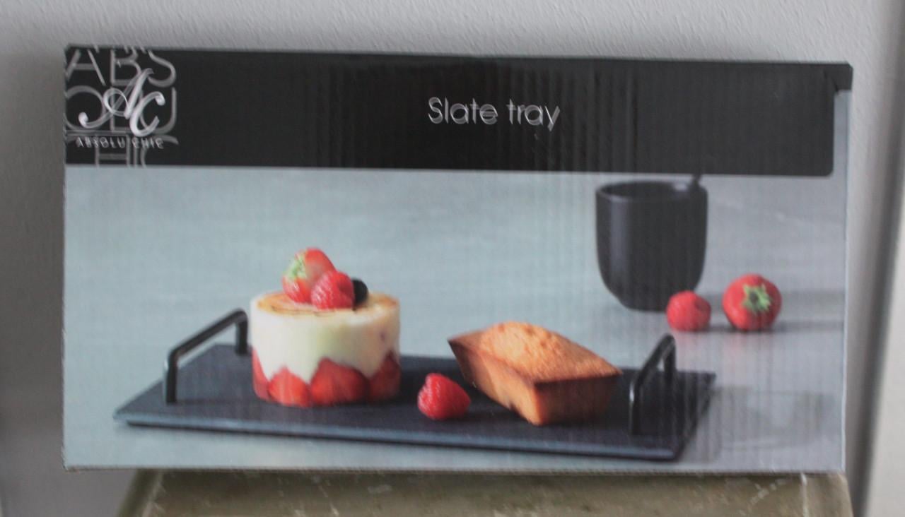 Nieuw in verpakking slate tray