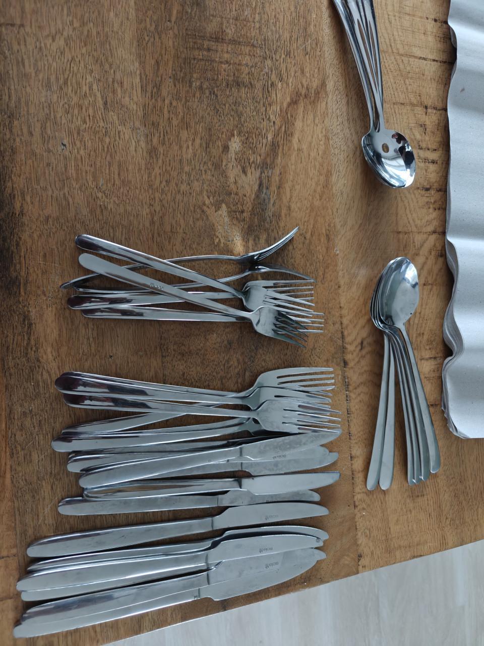 Complete bestekset 6 personen