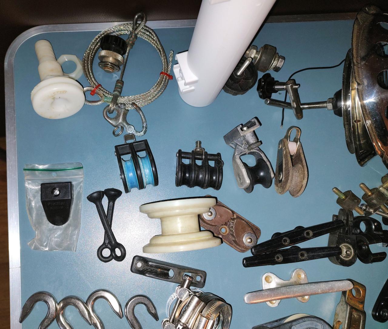 Te koop : boot onderdelen, watersport artikelen