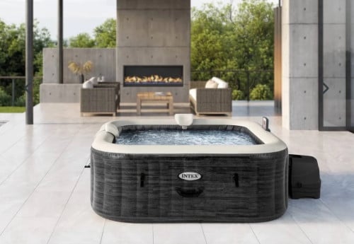 Intex Pure Spa Greystone Deluxe opblaasbare spa - 6 persoons