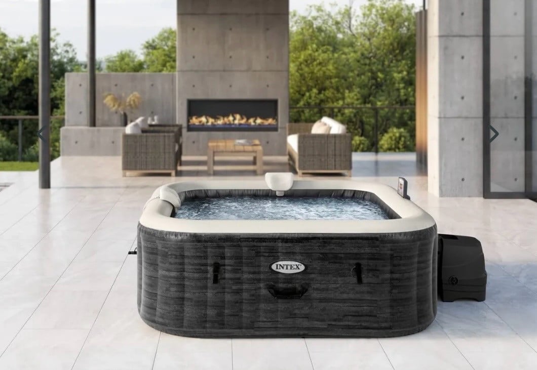 Intex Pure Spa Greystone Deluxe opblaasbare spa - 6 persoons