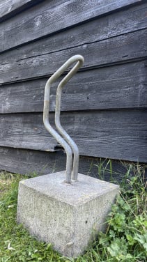 6x Fietsenrek beugel met betonnen voet