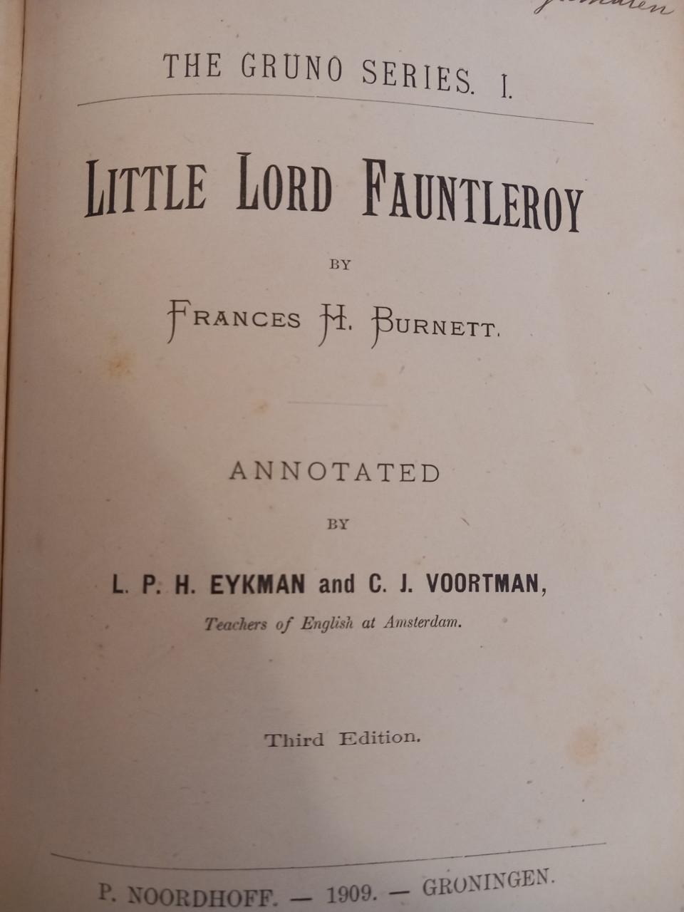 Little Lord Fauntleroy