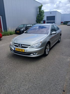 Peugeot 607 2.2-2007-km. 185 234Nap.--Airco-tekhaak-6 bak-nwe.apk-3800,=