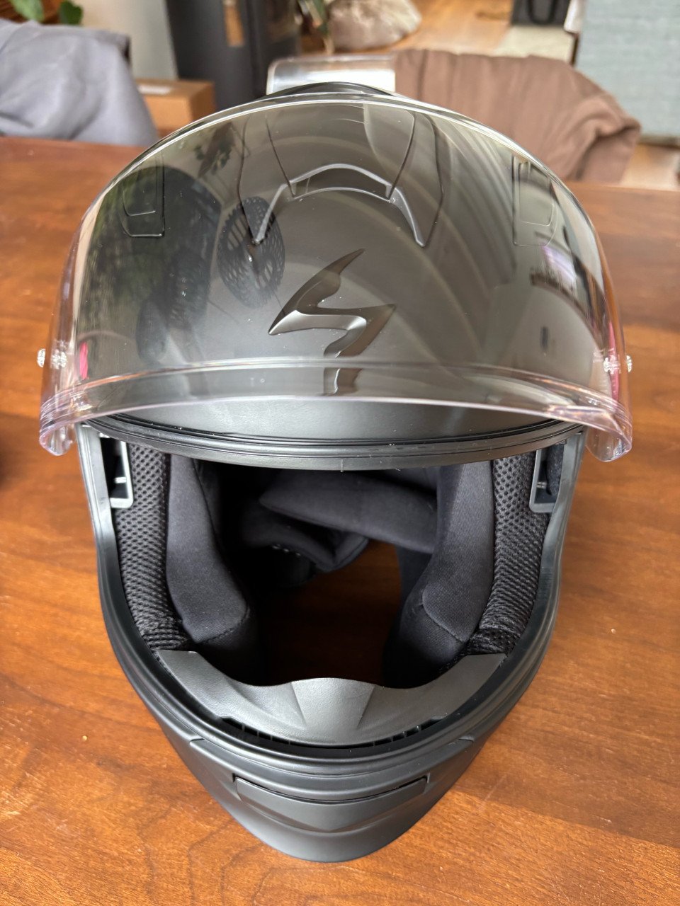 Motorhelm Scorpion Exo 491 Mat Zwart S