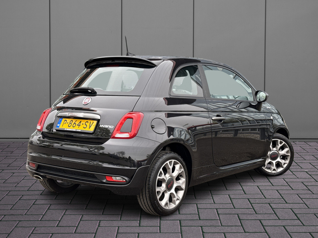Fiat 500 1.0 hybrid sport | nl-auto | panorama | carplay | navi | clima | c