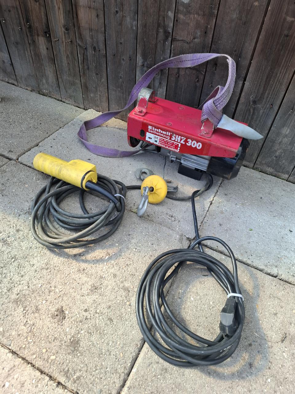 Einhell SHZ 300 Elektrische Takel - Gebruikt