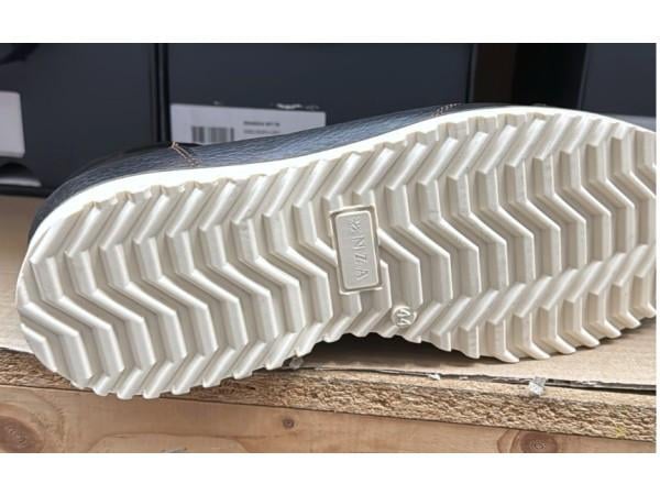 NZA New Zealand Auckland: Donkerbruine leren boots maat 43 NIEUW