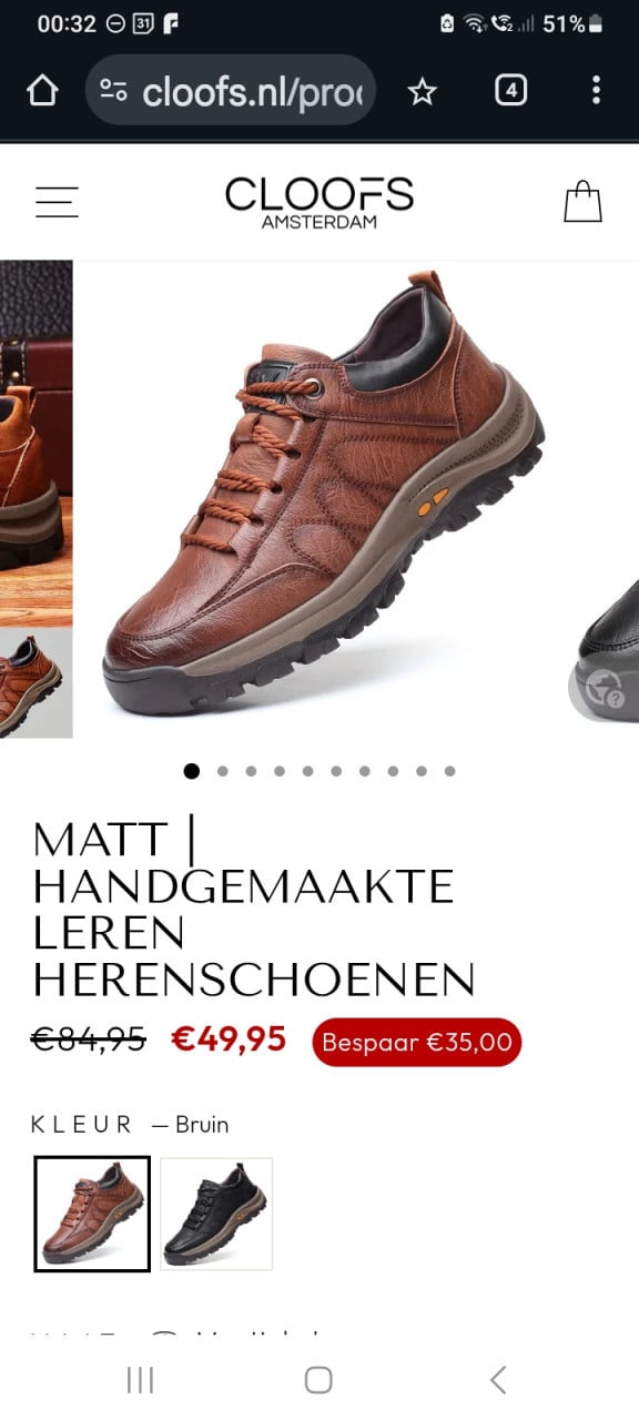 Schoenen, leer handgemaakt