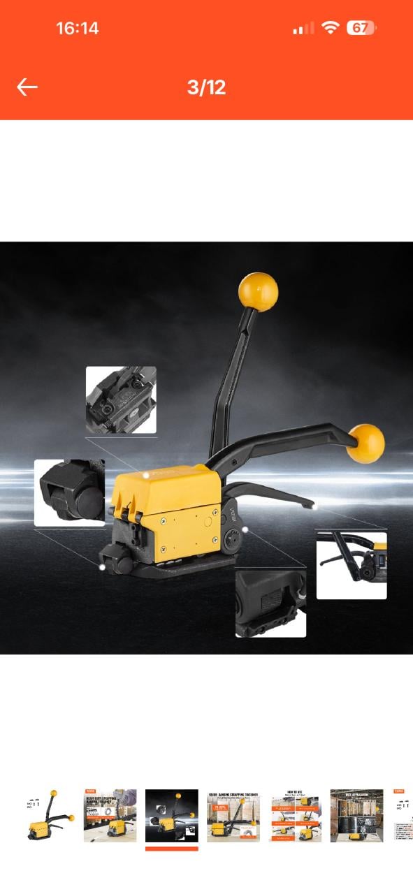 Nieuw Zegelloos Staalband apparaat  met nieuw