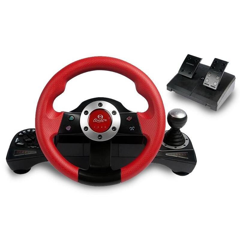 Stuur met Gaspedaal - Qware-PS2 en PS3