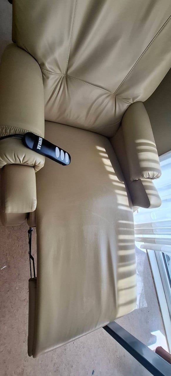 Lederen elektrische relax zetel