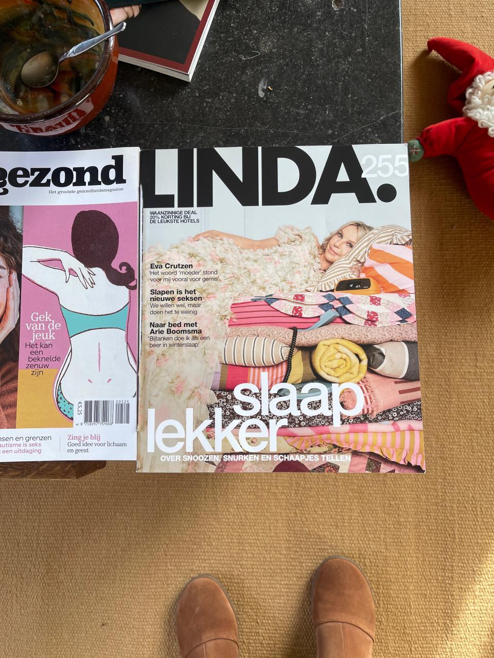 4  vrij nieuwe tijdschriften flow, happinez, plus gezond rn linda