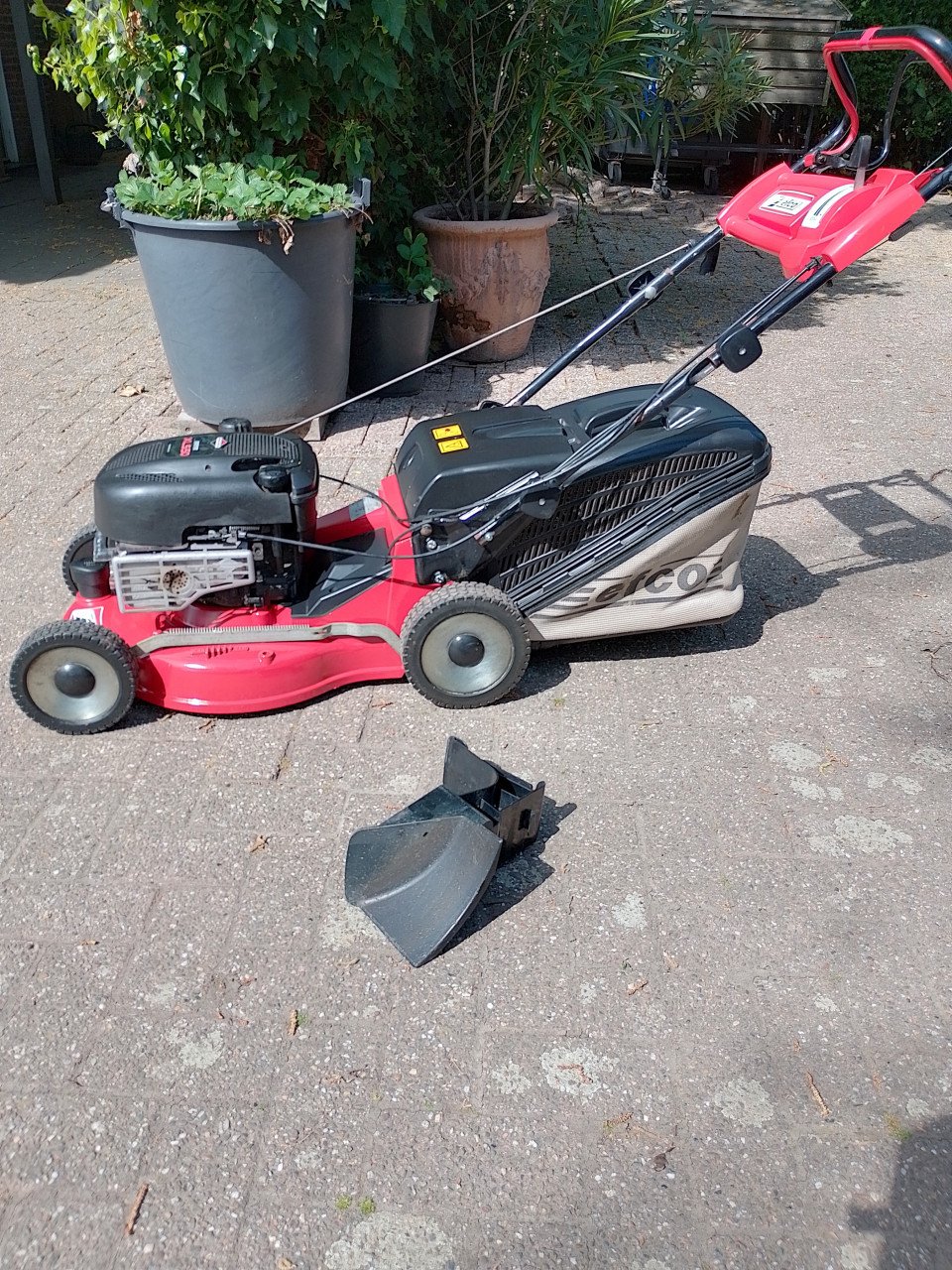 Grasmaaier Efco opvang + mulchen